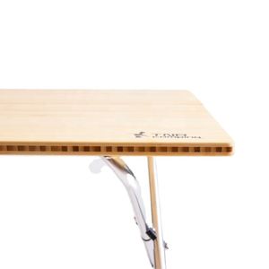 Table pliante de camping en plein air, table en bambou à hauteur réglable, bureau de jardin, table de pique-nique, table de barbecue, table de voyage en voiture - Product Image 3