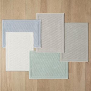 Tappetino da bagno in tessuto con tessuto di alta qualità assorbente con rivestimento antiscivolo per doccia e vasca da bagno con pavimento in cotone - Product Image 6