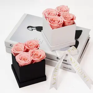 סיטונאי מותאם אישית ורד נצח משומר ורדים בקופסת מתנה מתנת יום אמהות