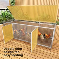 Grande cage extérieure pour poulets, enclos anti-guerrier pour lapins et pigeons, enclos multi-usages pour animaux