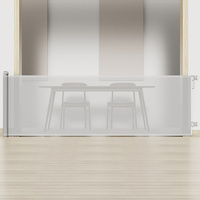 Barrière de sécurité rétractable pour escalier PRODIGY SG025, barrière de protection pour bébé, porte de sécurité sans perçage, barrière de sécurité à fixation par pression