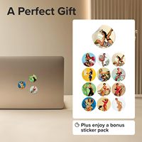 Aimants de réfrigérateur en verre, forme ronde, profil fin, aimant puissant, matériau durable, pour cadeaux touristiques, décoration de magasin