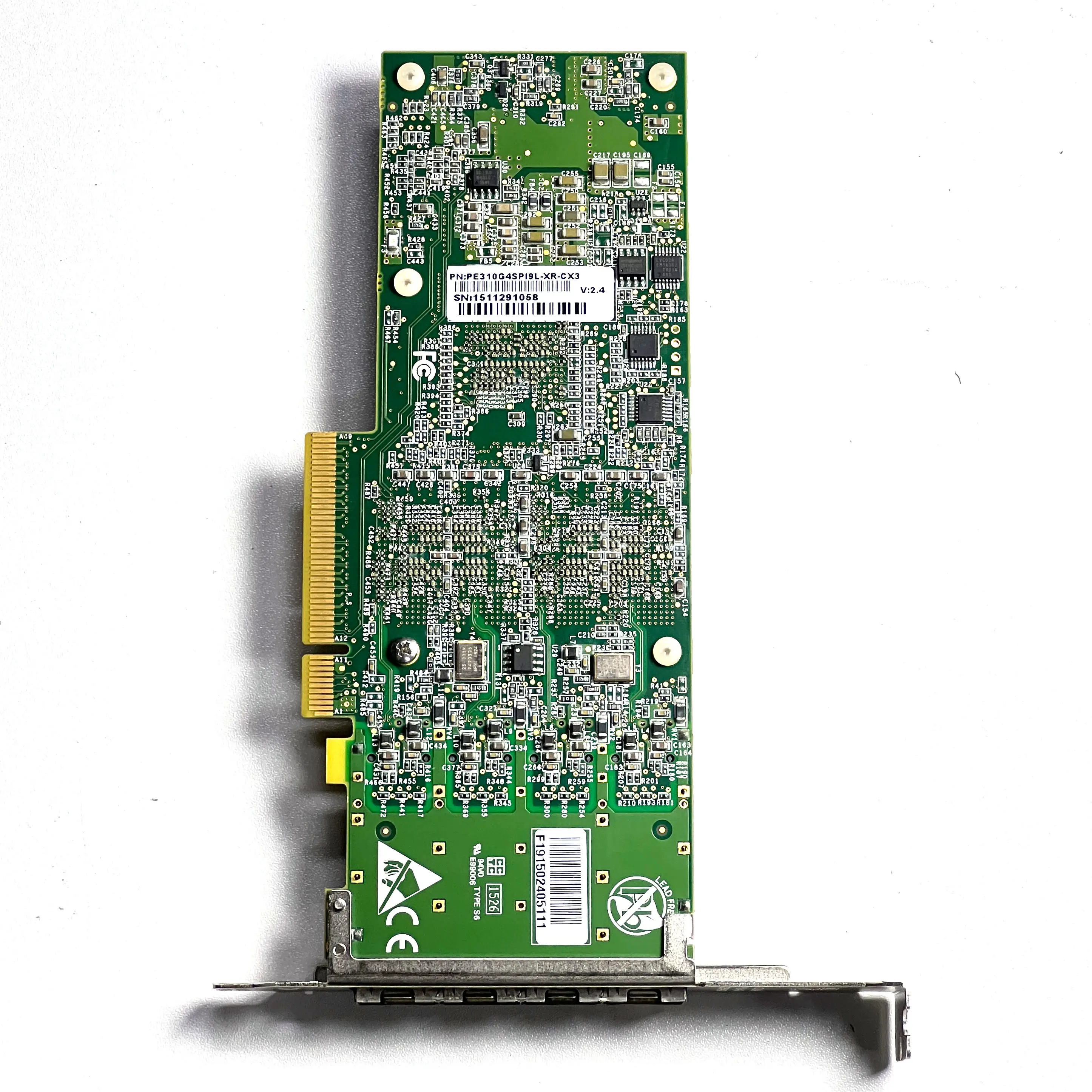 10 جيجا بايت إيثرنت PCI Express محولات خادم PCI Express X8 إلى 10 جيجا بايت X520-DA4 بطاقة شبكات