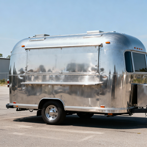 Camion de restauration rapide multifonctionnel en acier inoxydable pour hamburgers, crêpes, hot-dogs, café, bonbons, concession de rue - Product Image 1
