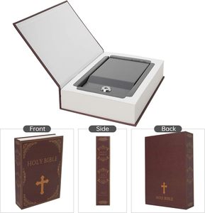 <span class=keywords><strong>Coffre</strong></span>-<span class=keywords><strong>fort</strong></span> en forme de livre en papier véritable, creux avec compartiment secret, verrouillage à clé - Product Image 2