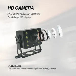 Camera de recule pour voiture Rückspiegel Rückfahr kamera LKW Park kamera Sensors ystem für Trucks Caravan Bagger