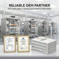 Machine d'emballage automatique multi-voies haute vitesse pour sachets de collagène liquide, conception OEM, remplissage et scellage