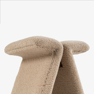 เบาะนั่งผ้าหุ้มทรงกลม โมเดิร์น สำหรับใช้ในบ้าน เฟอร์นิเจอร์ตกแต่งบ้าน เบาะรองนั่งนุ่มสบาย ใช้เป็นสตูลวางเท้า วางพื้น สำหรับห้องนั่งเล่น ห้องนอน ทางเข้าบ้าน โรงแรม - Product Image 6