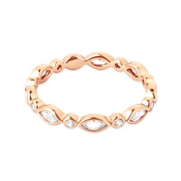 Bijoux de mode Milskye, argent 925 plaqué or 18 carats, anneaux œil de cheval éternels, cadeau pour filles