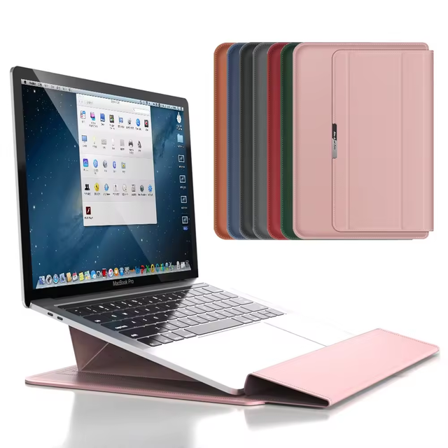 Factory 13 14 15 16inch Laptop Bag Cover Waterproof Notebook Sleeve Case with Stand