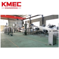 Ligne de production de pâte et de beurre d'arachide en acier inoxydable avec moteur, capacité de 100-150 kg/h pour usage en boulangerie