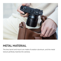 TTArtisan Standart Odaklama 65mm F1.8 Metal Kamera Lensi E Mount Fujifilm XS10/XS20/X-H2s/XT5/XT30 için A6000/Zve10/A6700/
