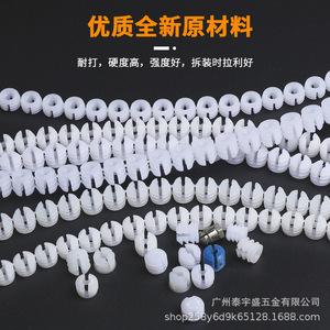 Tuerca de expansión de plástico de nailon Taiyusheng, conector integrado 3 en 1 para puerta de armario, duradero, no frágil - Product Image 4