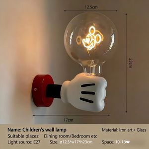 Lampade da Parete Nordiche Creative e Personalizzate a Forma di Cartone Animato per Camera da Letto, Stanza dei <span class=keywords><strong>Bambini</strong></span>, Soggiorno, Decorazione Domestica - Product Image 6