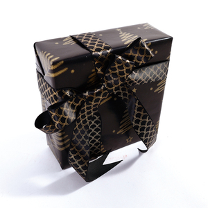 Fábrica al por mayor 80g cumpleaños personalizado lujo 43cm X 3M rollo de papel metálico papel de regalo para embalaje - Product Image 1