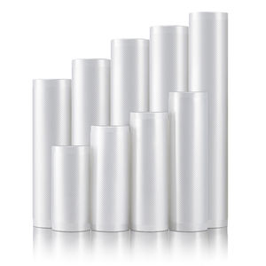 Sacs en rouleau de scellage sous vide en plastique PET et PE gaufré résistant à l'humidité pour usage alimentaire et emballage - Product Image 1