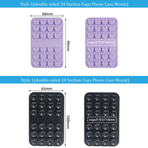 Wholesale 24pcs Double Sided Silicone Anti-slip Suction Cup Mobile Phone Holder Cellphone Accessory Silicone Sticky Phone Grip - Product Image 6