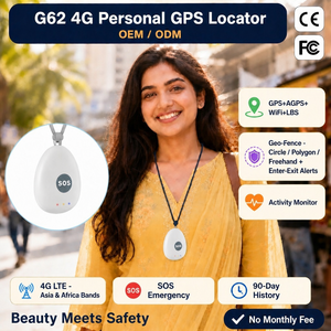 Localizzatore GPS 4G G62 per Anziani con Chiamata <span class=keywords><strong>di</strong></span> Emergenza SOS, Allarme Caduta, Monitoraggio Attività Remoto e Geo-fence - Product Image 1