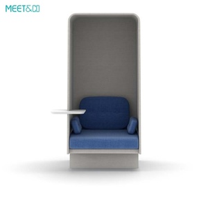 Modern Quality Durable Privacy Pods Soundproof Office Seating Reclining Leisure Booth Sofa <b>Bed</b> School Living Room Work <b>Pad</b> Set - Product Image 1