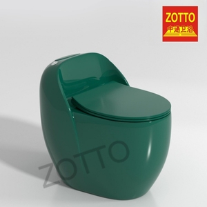 Thiết kế mới phòng tắm một mảnh Vòng Siphon màu Nhà vệ sinh bát sàn gốm gắn trứng nhà vệ sinh cho khách sạn - Product Image 5