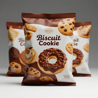 Échantillon Gratuit Petits Sachets D'emballage Personnalisés Imprimés pour Snacks, Biscuits, Crackers et Puffs à Fermeture Éclair