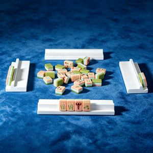 YUDA fait à la main Mah Jong quatre couches monogramme personnalisé Perspex Mahjong carrelage ensemble avec <span class=keywords><strong>Joker</strong></span> - Product Image 5
