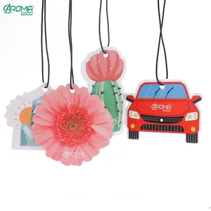 Car Car Freshener Car Air Freshener Hanging Paper With Logo Item Long Lasting Fragrance In Stock Customised Car Air Freshener