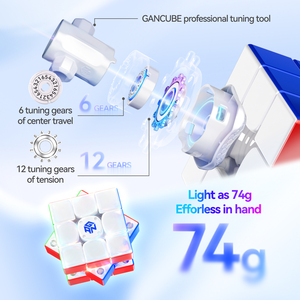 Cubo Mágico Magnético <span class=keywords><strong>Gan</strong></span> I4 3x3, Cubo Profesional <span class=keywords><strong>Gan</strong></span>, Rompecabezas de Velocidad, Juguetes Educativos para Niños - Product Image 3
