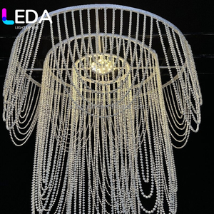 LEDA New Wedding Props Acrylic Crystal Bead Curtain <b>Branch</b> Pendant Showcase Stage Wedding Venue Decoration <b>Lights</b> - Product Image 3