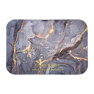 Chakme 2 Pcs Original Diatom Mud Magic Floor Mat Super Absorbent Diatomite Graphite Stone Bath Matt