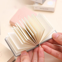 Mini bloc-notes thermique relié avec couverture en papier, 50 feuilles A5/A6, design compact et portable pour la promotion