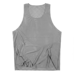 Camiseta Deportiva Personalizada, Transpirable, de Malla, para Entrenamiento, Running, Gimnasio, Camiseta Deportiva sin Mangas, Camiseta Deportiva Lisa para Hombre, Chaleco Musculoso - Product Image 1