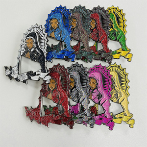 Épingle à chapeau vierge en métal avec Logo de revers, épingle à chapeau en émail, épingle à cadre à paillettes colorées - Product Image 3