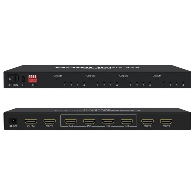2.0 hdmi matrix 4x4 hdmi Switch 4input4output 4K 60Hz
