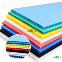Gegolfde PP Polypropyleen plaat UV-bestendig snijwerk service fruitdoos 4x8 aanpasbare maat plaat merk 2 12mm