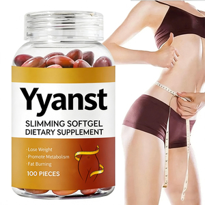 Suplemento dietético OEM/ODM para apoyar el metabolismo, pérdida de peso natural, quema de grasa, adelgazamiento, cápsulas blandas para adultos, precio de fábrica - Product Image 1