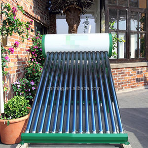 Calentador de agua solar de precio de fábrica barato de alta calidad de 120 litros con tubos de vacío Sistema de calentador de agua solar de géiseres <span class=keywords><strong>solares</strong></span> - Product Image 2