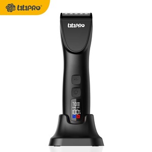 LILIPRO 이글엠 전문가용 저소음 5단계 속도 무선 애견/애묘 미용기 LCD 디스플레이 - Product Image 1
