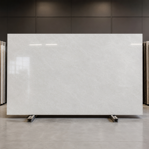 <b>Magnolia</b> Marble Look Sintered Stone Slab Polished Marble Look Porcelain Tile 1600 x 3200 x 12 mm for Wall - Product Image 1