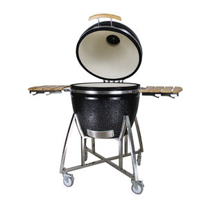 Barbecue en céramique Kamado AUPLEX de 27 pouces, <span class=keywords><strong>XXL</strong></span>, pour la cuisine à domicile, la cour, l'extérieur, ensemble de matériel de cuisson pour barbecue au charbon de bois et fumoir - Product Image 2