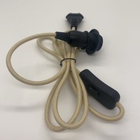 Câble d'alimentation 220V avec prise UE pour éclairage intérieur, support de lampe E14 E27, interrupteur, fil, ampoule LED suspendue, design en plastique à visser