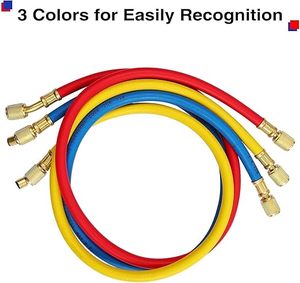 Ô tô điều hòa không khí lạnh Fluoride Meter đa tạp đo kỹ thuật số ba màu Fluoride Ống công cụ - Product Image 4