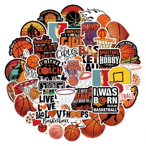 Pegatina de Vinilo Deportiva con Frase Inspiradora, Regalo para Jugadores de Baloncesto, Decoración Impermeable para Fiestas - Product Image 1