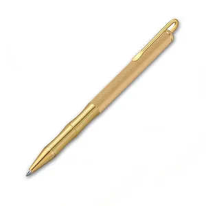 High quality Pure Brass Ballpoint Pen Metal Neutral Business Office Signature Brass Pen