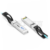 Kabel Optik Aktif 10G SFP+ 1m OM3 Multimode SFP+ ke SFP+ AOC untuk 10GbE