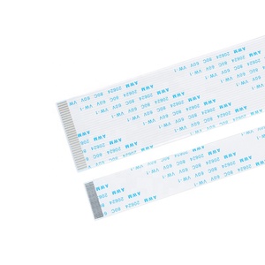 10PCS FPC FFC 리본 플렉시블 플랫 케이블 4/6/8/10/12/14/16/<span class=keywords><strong>18</strong></span>/20/24/26/30/32/34/40 핀 피치 1.0MM 와이어 길이 25/30CM - Product Image 1