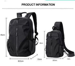 Sac d'école personnalisé chaud de grande capacité style coréen tendance pour étudiant sac d'ordinateur simple et à la mode sac à dos pour ordinateur - Product Image 6