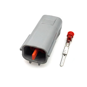 ขั้วต่อกันน้ำ 6195-0003 แบบ 2 ขา สีเทา พลาสติก สำหรับเซ็นเซอร์ไฟตัดหมอก Mazda Rx7 ใช้ในรถยนต์ - Product Image 2