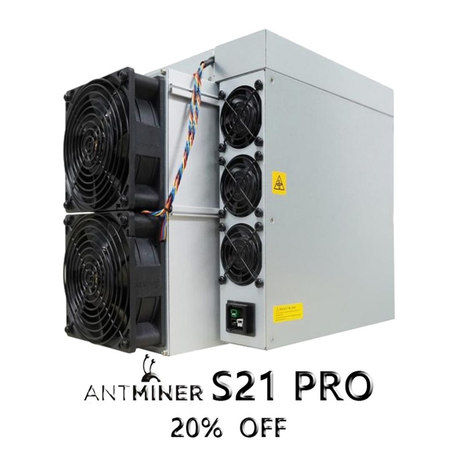 Bitmain Antminer S21 Pro 220T 234T 245T 3531W Bitcoin Miner BTC BCH Mining