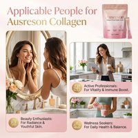 Boisson au collagène marin hydrolysé Halal OEM Vital Proteins Beauty Milk, supplément pour cheveux, peau et ongles, peptides de protéines de collagène en poudre